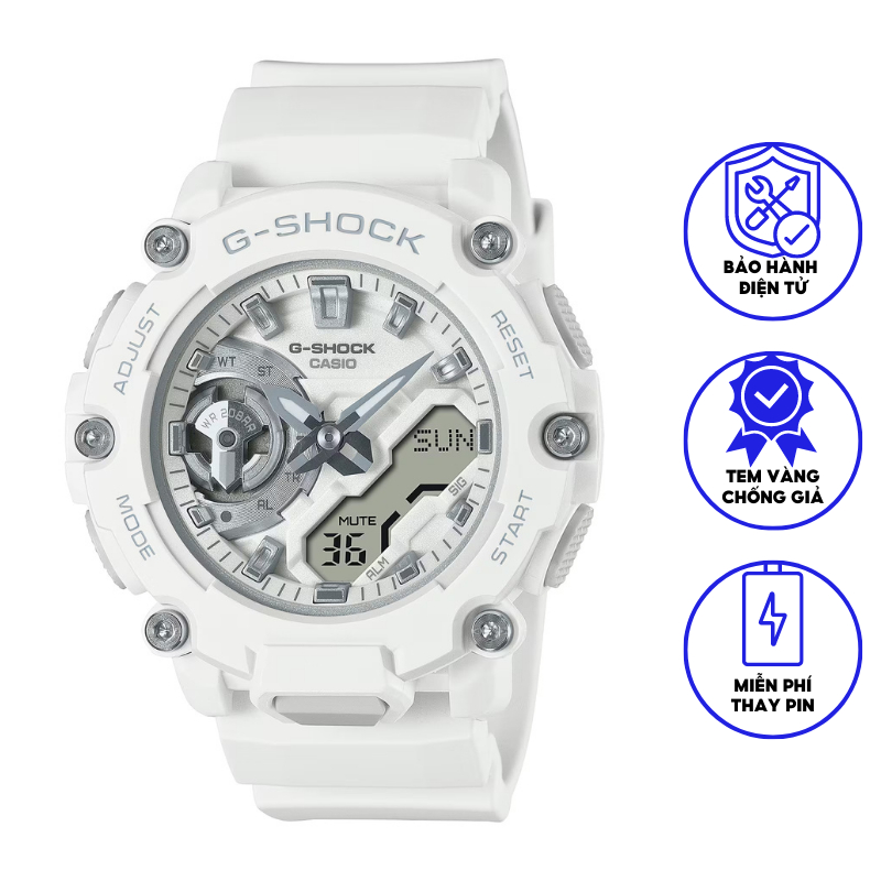 Đồng hồ casio nữ dây nhựa GSHOCK GMA-S2200M-7A chính hãng