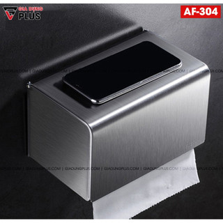 Lô giấy vệ sinh hộp kín chất liệu Inox 304 dày dặn