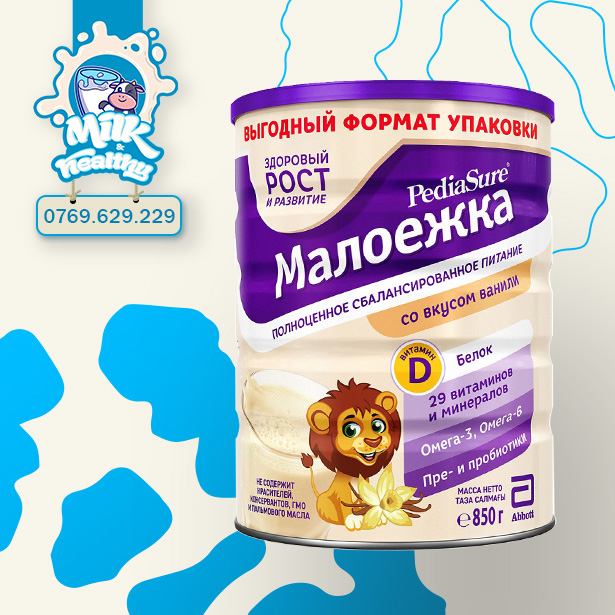 Sữa Pediasure Vani 850g Nga