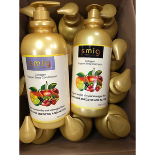 Dầu gội xả phục hồi mềm mượt smig 2000ml x2