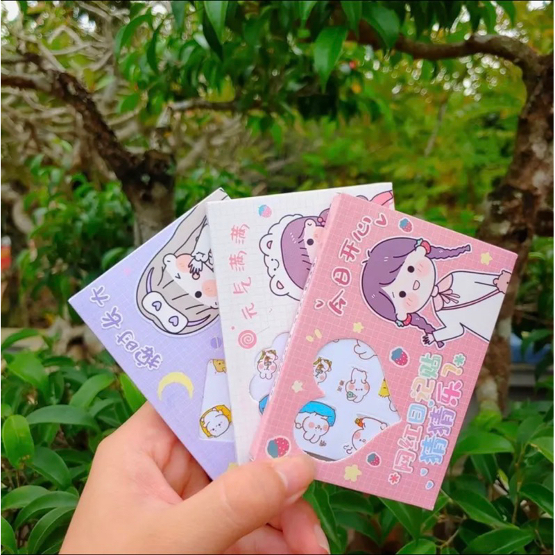 Sỉ 30 hộp sticker nhãn dán hoạt hình đáng yêu