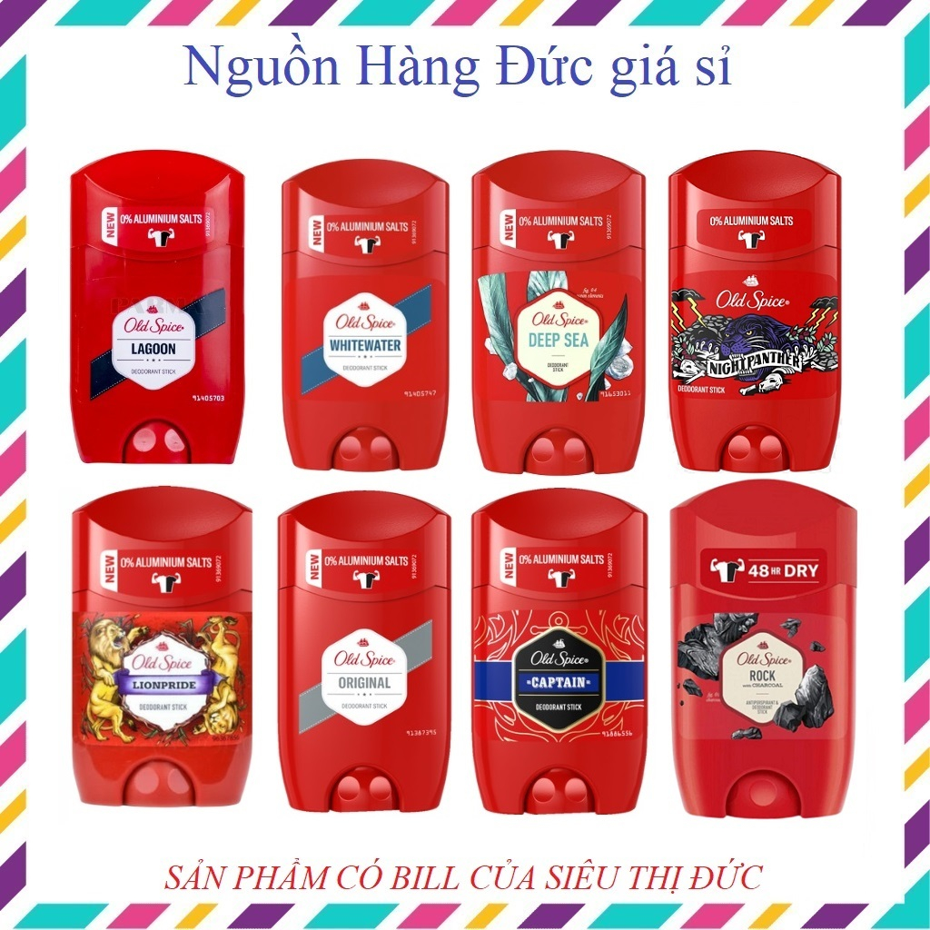 Lăn sáp khử mùi nam Old Spice 50ml - Hàng Nội Địa Đức
