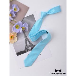 Cà vạt nam - cavat lụa sần bản nhỏ 5cm