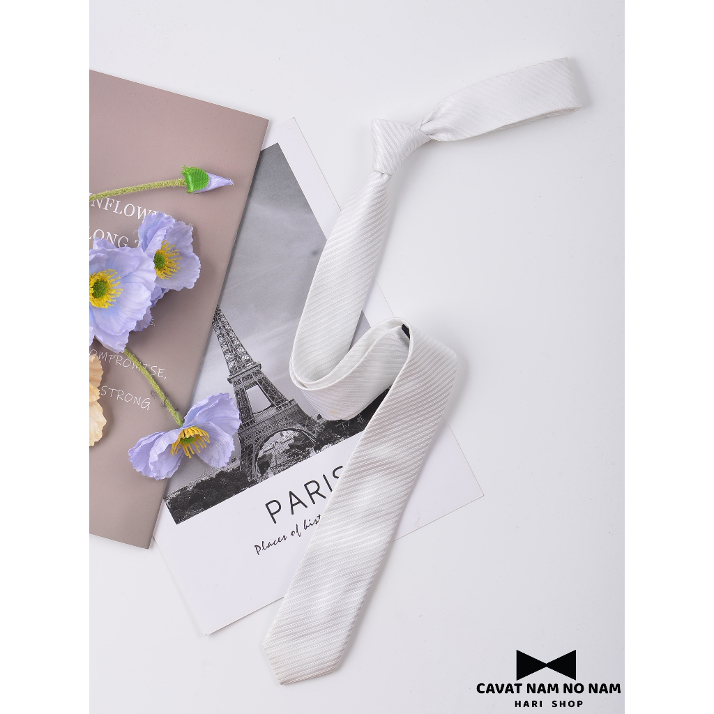 Cà vạt nam - cavat lụa sần bản nhỏ 5cm