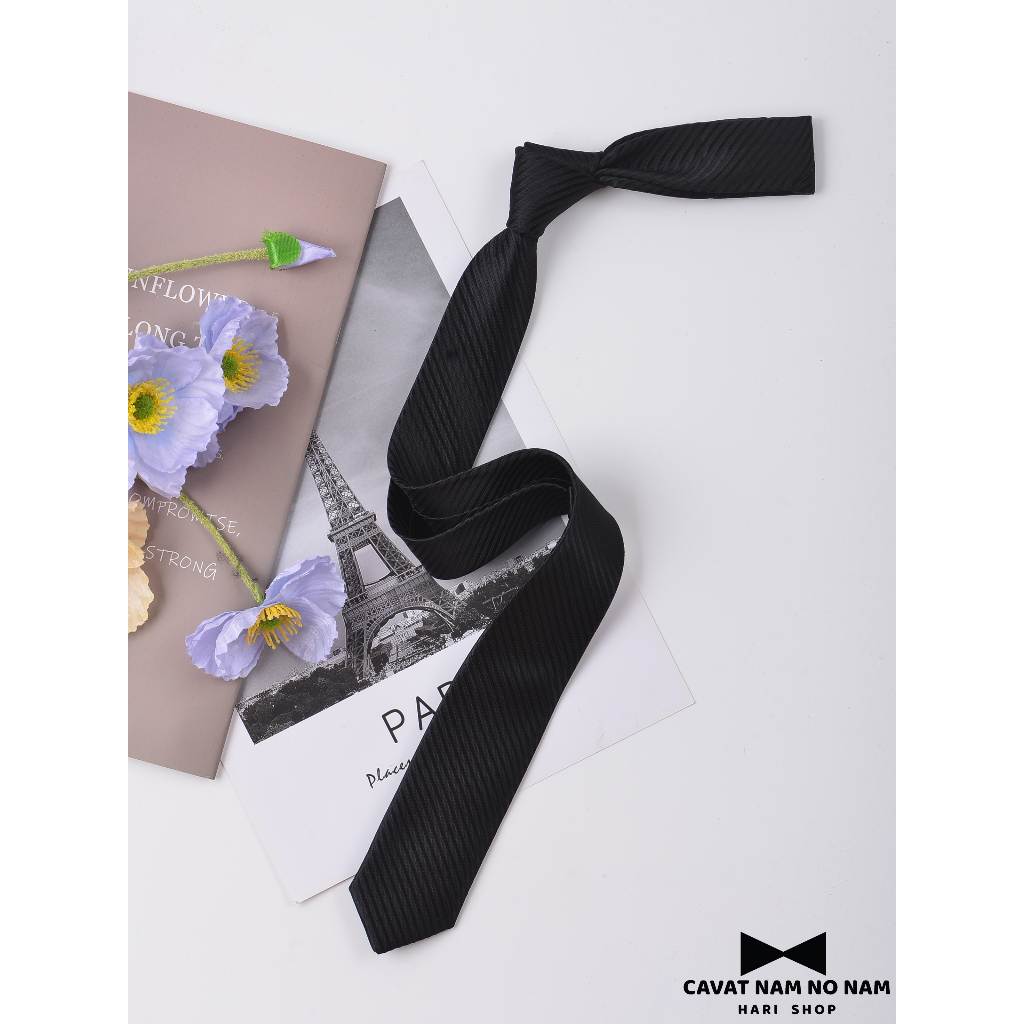 Cà vạt nam - cavat lụa sần bản nhỏ 5cm