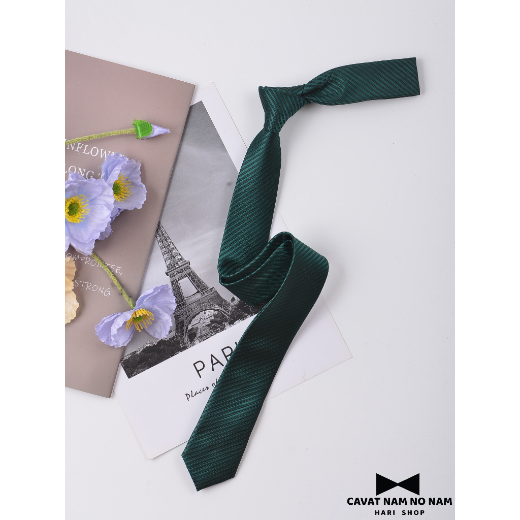 Cà vạt nam - cavat lụa sần bản nhỏ 5cm