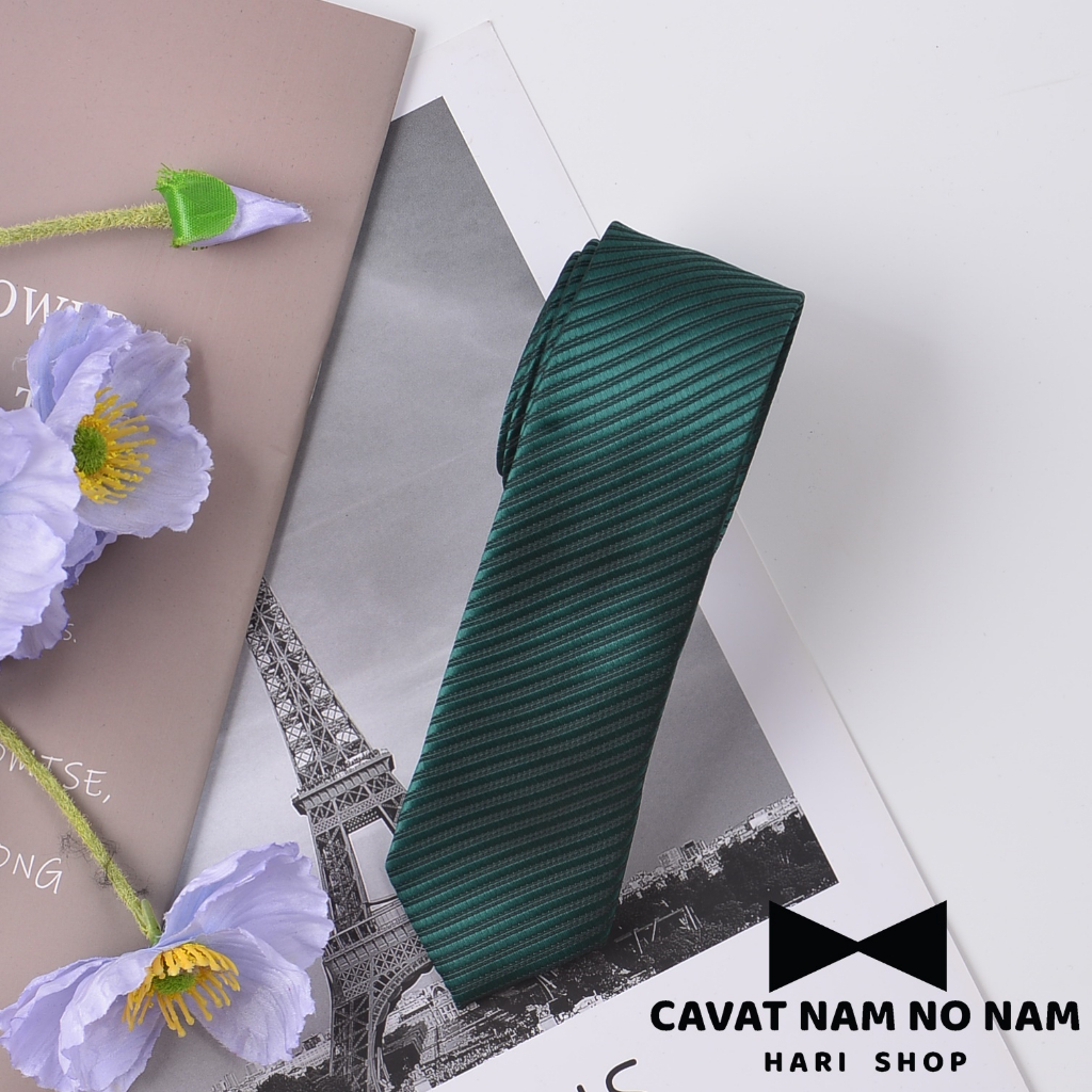Cà vạt nam - cavat lụa sần bản nhỏ 5cm