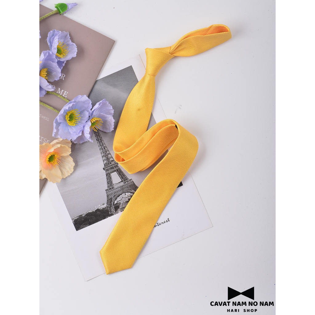 Cà Vạt Nam Bản Nhỏ 5cm Chất Sần Trơn Màu Cavat chuyên Đồng Phục Công Sở Thời Trang Trẻ Trung