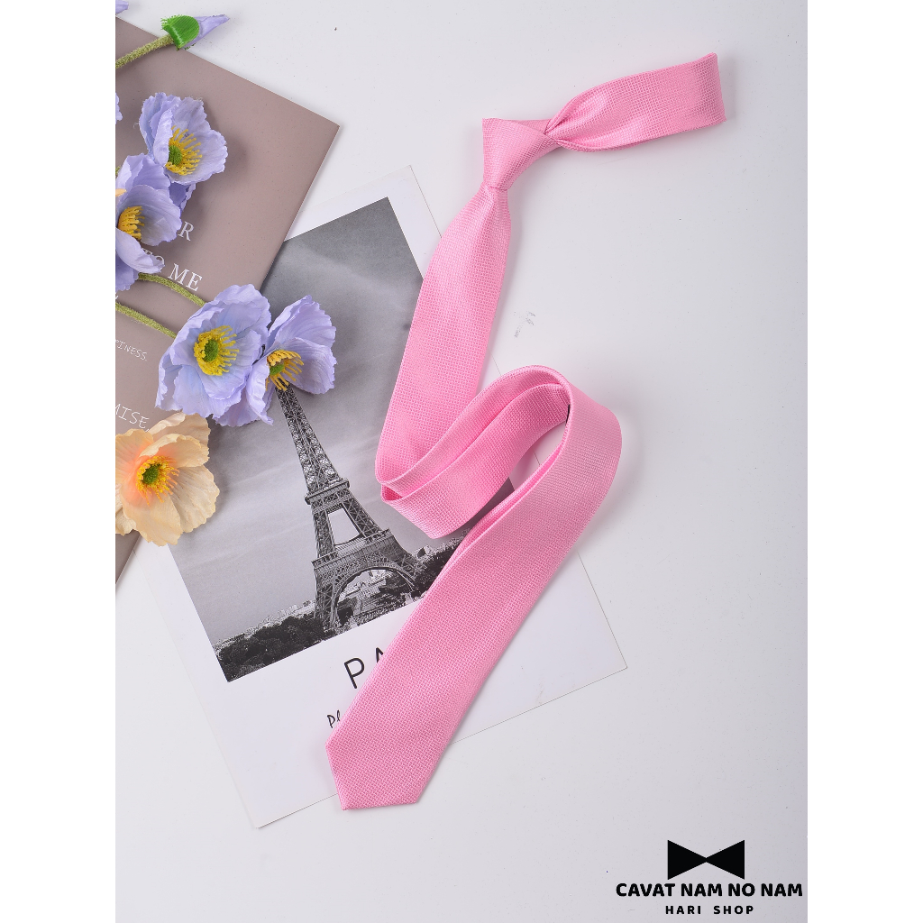 Cà Vạt Nam Bản Nhỏ 5cm Chất Sần Trơn Màu Cavat chuyên Đồng Phục Công Sở Thời Trang Trẻ Trung