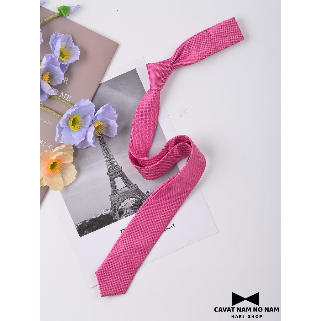 Cà Vạt Nam Bản Nhỏ 5cm Chất Sần Trơn Màu Cavat chuyên Đồng Phục Công Sở Thời Trang Trẻ Trung