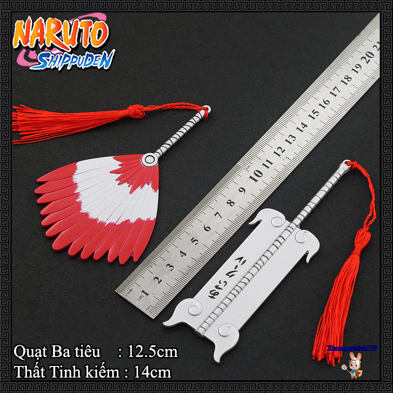 Mô hình Naruto Combo Ba Tiêu phiến và Thất Tinh kiếm Thần Khí Lục Đạo Tiên Nhân