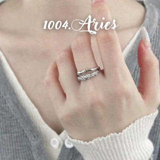 Nhẫn kiểu hình 2 tầng cá tính - 1004.aries
