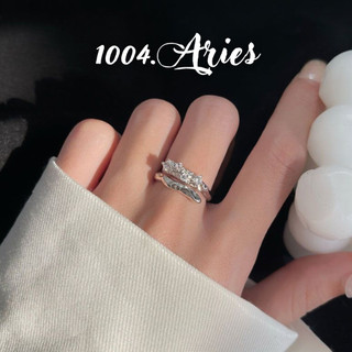 Nhẫn kiểu hình 2 tầng cá tính - 1004.ARIES