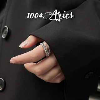 Nhẫn kiểu hình 2 tầng cá tính - 1004.ARIES