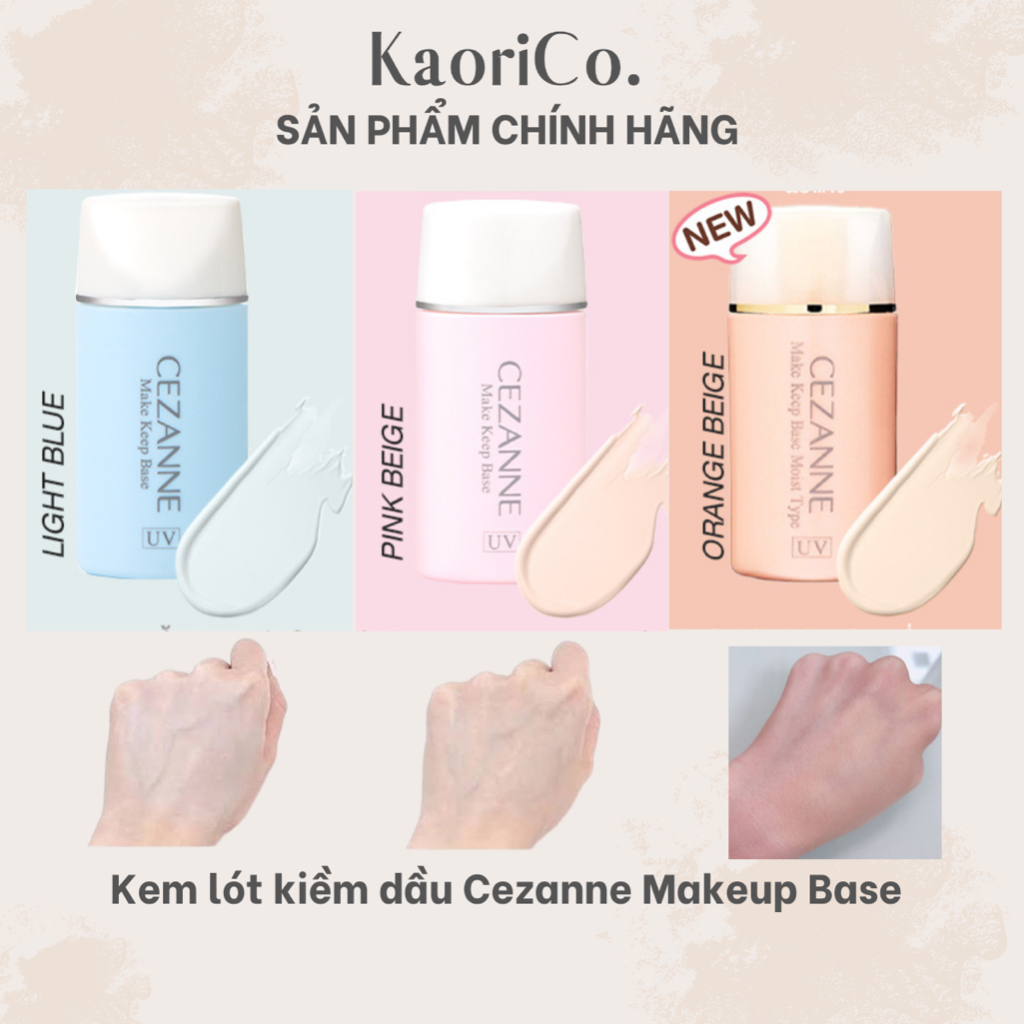 Kem lót kiềm dầu, chống nắng Cezanne Makeup Base SPF28 PA+++