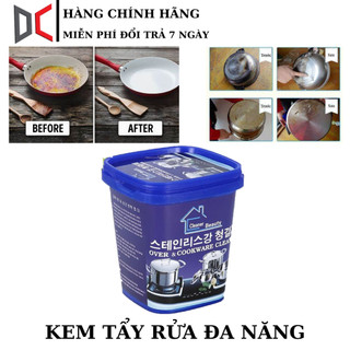 2 Hộp Bột Tẩy Rửa Xoong Nồi Hàn Quốc, Vệ Sinh Nhà Bếp Đa Năng Sạch Sẽ - Trọng Lượng 500g 1 Hộp - DC-SHOP