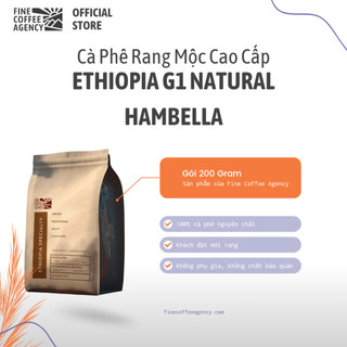 Cà Phê Ethiopia G1 Natural Hambella. khách đặt mới rang luôn tươi mới