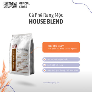 Cà phê FCA Blend Robusta Và Arabica Cầu Đất Premium rang mộc nguyên chất (500 Gram)