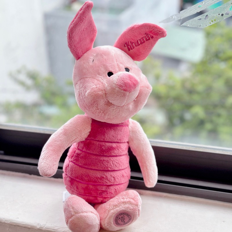 Gấu bông heo Piglet Disney có mộc chính hãng dễ thương thú nhồi bông đồ chơi quà tặng| Gauxinhcorner