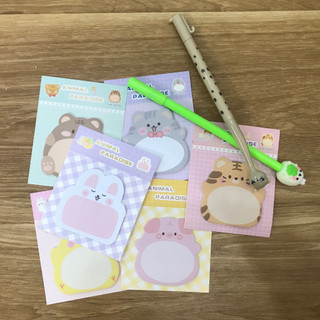 Giấy note hình thú đáng yêu mẫu 2