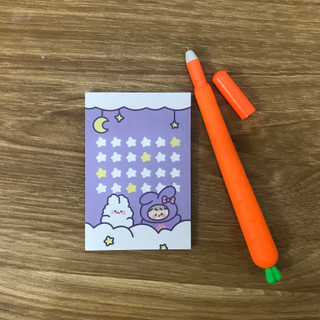 Giấy note cute màu tím