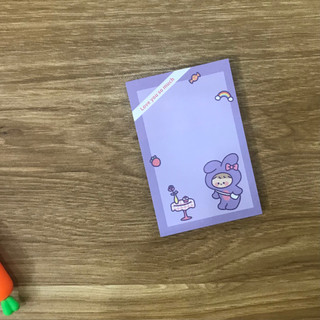 Giấy note cute màu tím