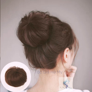 Tóc Giả Búi Củ Tỏi
