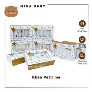 Hàng chính hãng - khăn sữa cao cấp petit me