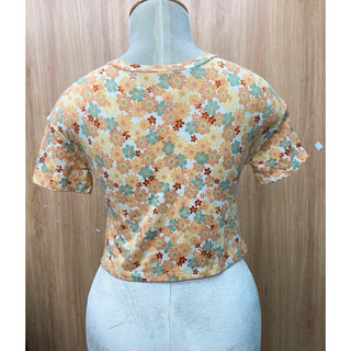 Áo kiểu croptop Belle( sale ko đổi trả)