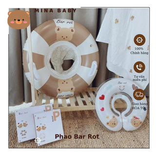 Phao bơi chống lật cho bé bar-rot, phao ngồi bơi an toàn cho bé 1-4 tuổi hottrend hàn quốc pnbr