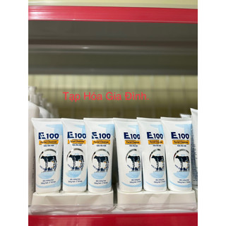 Sữa rửa mặt e100 80ml - 100ml - nghệ + bò + nha đam - cho làn da sạch và sáng mịn