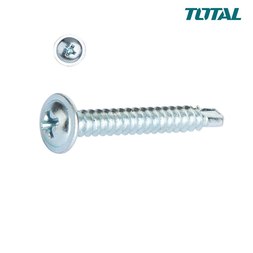 Bộ 150 vít tự khoan ST4.2x25mm TOTAL - WJPS4202521