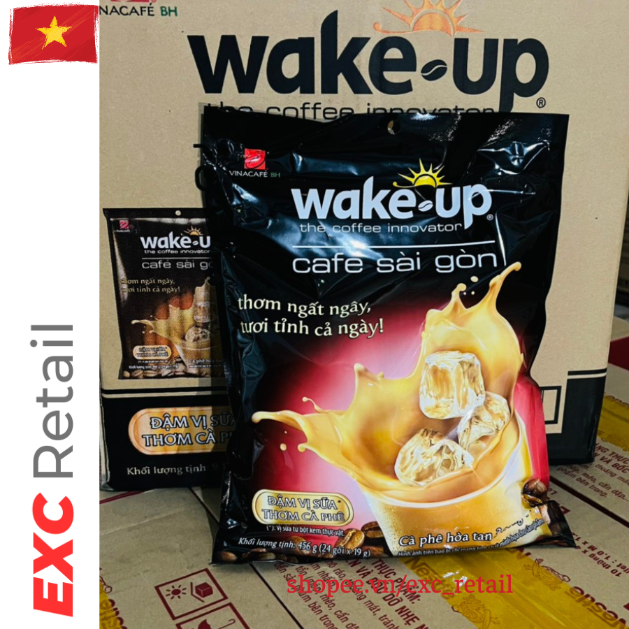 Cà phê Wakeup Sài Gòn 456gr  Cam Kết Date Mới