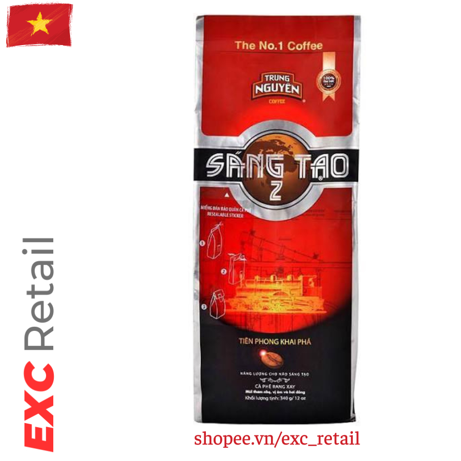 CÀ PHÊ TRUNG NGUYÊN SÁNG TẠO 1, 2, 3, 4, 5 - 340GR