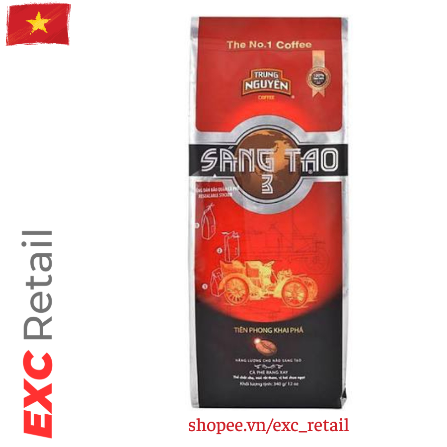 CÀ PHÊ TRUNG NGUYÊN SÁNG TẠO 1, 2, 3, 4, 5 - 340GR