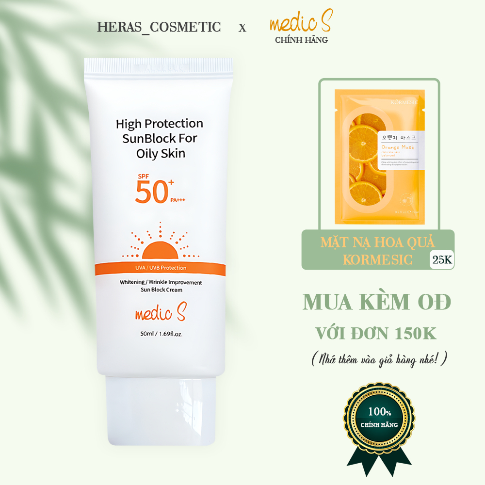 Kem chống nắng vật lí Medic S