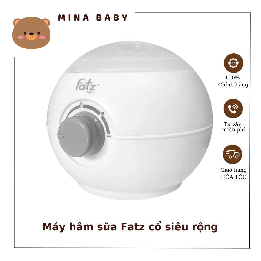 HÀNG CHÍNH HÃNG - Máy hâm sữa cổ siêu rộng fatz