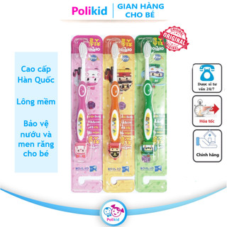 Poli Robocar ® - Bàn chải đánh răng lông mềm cao cấp cho bé