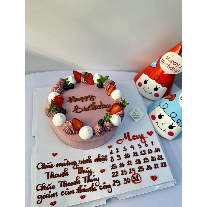 Bánh kem sinh nhật - Tươi mới mỗi ngày- Tiệm có làm bánh theo yêu cầu.