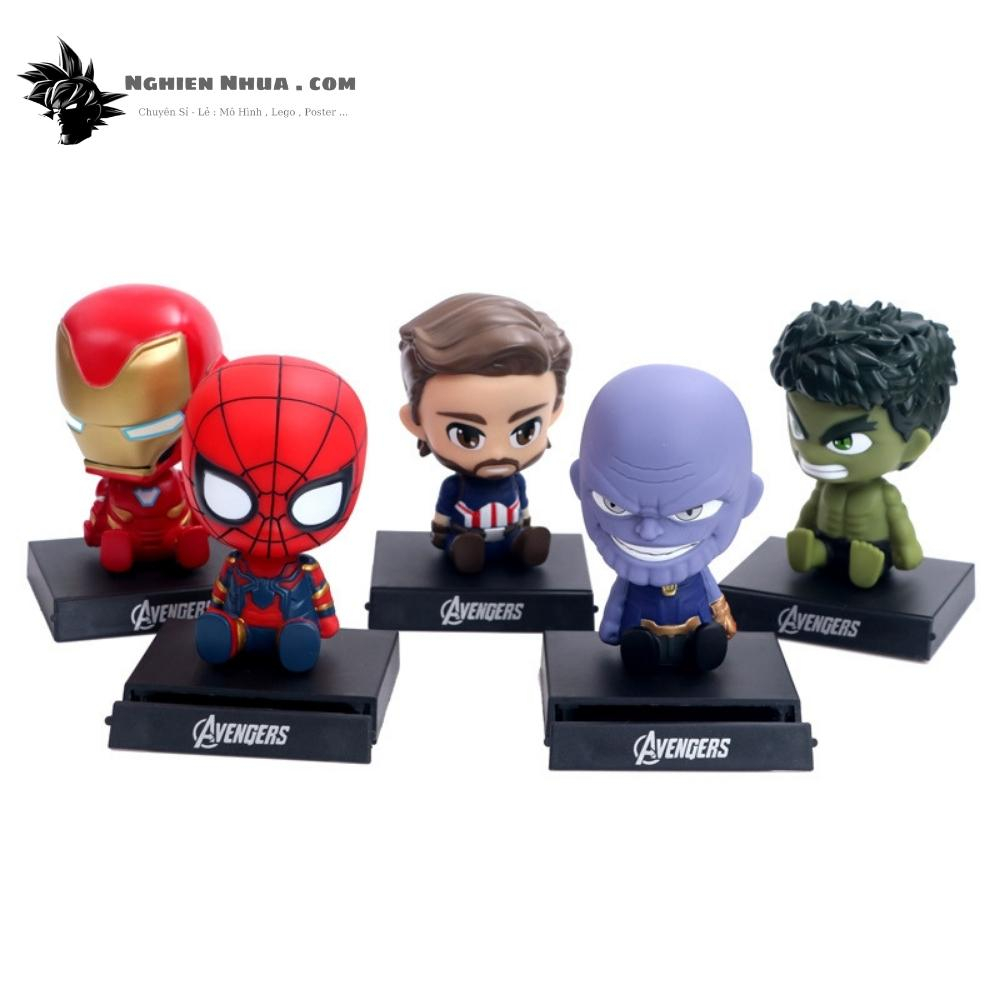 Mô Hình Deadpool Siêu Nhân DC lắc đầu chibi dễ thương ngỗ nghĩnh - Quà tặng , bầy bàn , bầy taplo