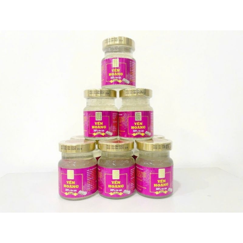 Combo 10 hủ yến sào collagen 30% yến, cho làn da săn chắc, ngăn ngừa lão hóa.