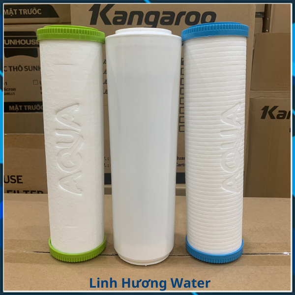 Bộ Lõi Lọc Nước Aqua số 123 chính hãng, dùng cho các máy lọc nước RO