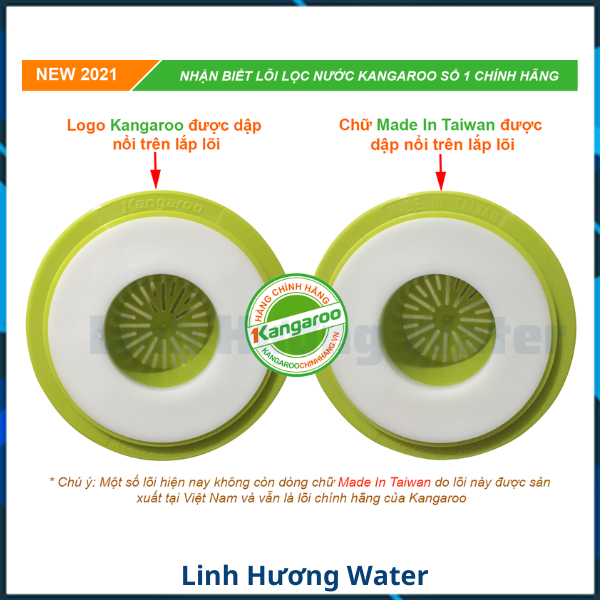 Bộ lõi lọc nước 123 Kangaroo chính hãng