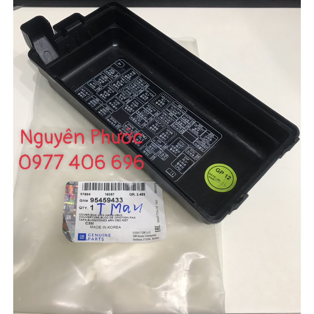 Nắp che hôp cầu chì khoang động cơ phía trên MATIZ 4, SPARK M300  - Hàng xịn GM  95459433