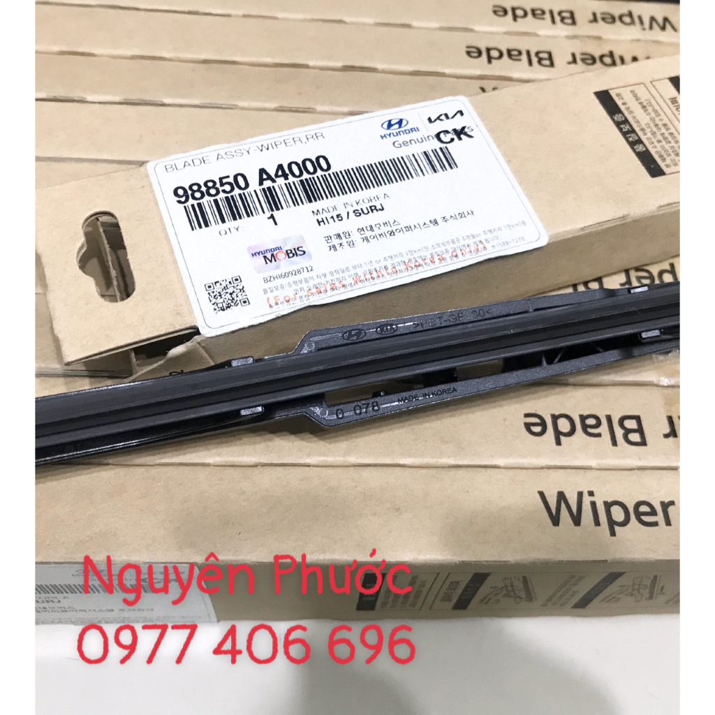 Chổi/ Lưỡi gạt mưa sau KIA RONDO - Hàng xịn Chính Hãng: 98850A4000