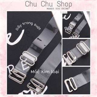 Dây áo ngực trong suốt bản dẹp siêu dai