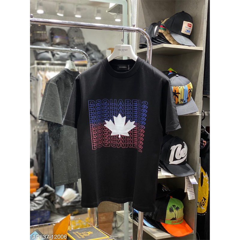 Áo phông DS.Q hoạ tiết logo và chữ cực nét ,new2023