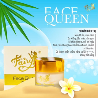 Kem dưỡng da mặt Face Queen Fairy dưỡng trắng mờ thâm đều màu da 10gram (Quà Tặng  1 kẹp tóc hình hoa ).