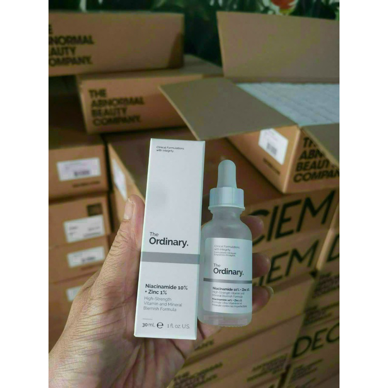 Serum Niacinamide 10% + Zinc 1% The Ordinary - Tinh Chất The Ordinary kiềm dầu giảm mụn giảm thâm 30ml