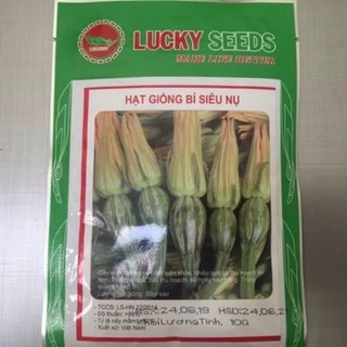 Hạt giống bí siêu nụ gói 10gr